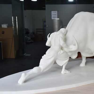 Industrial Bull Resin SLA 3D Printing Service With Painted
