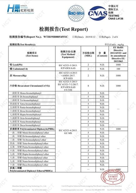 China Guangdong Kuaima Sanwei Technology Co., Ltd. zertifizierungen